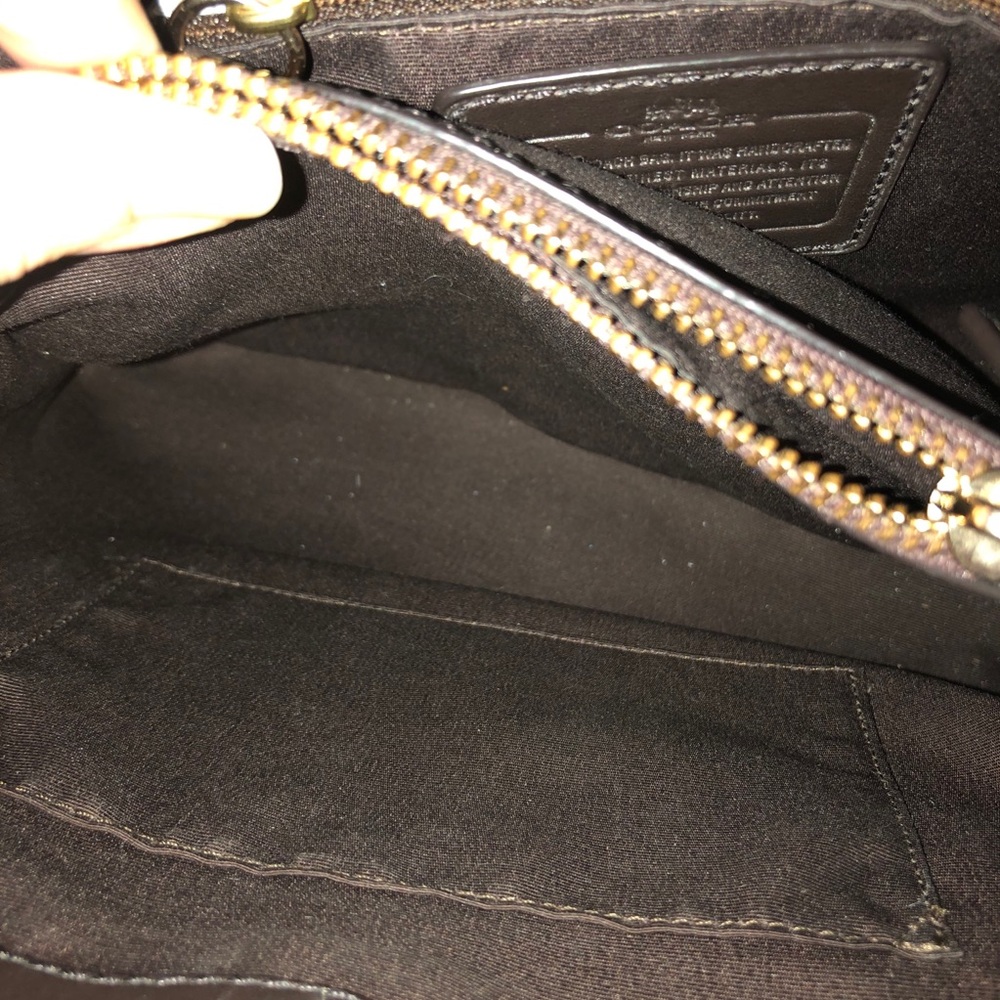 Coach Brown and Black Snakeskin Bag - Picture 3 of 14